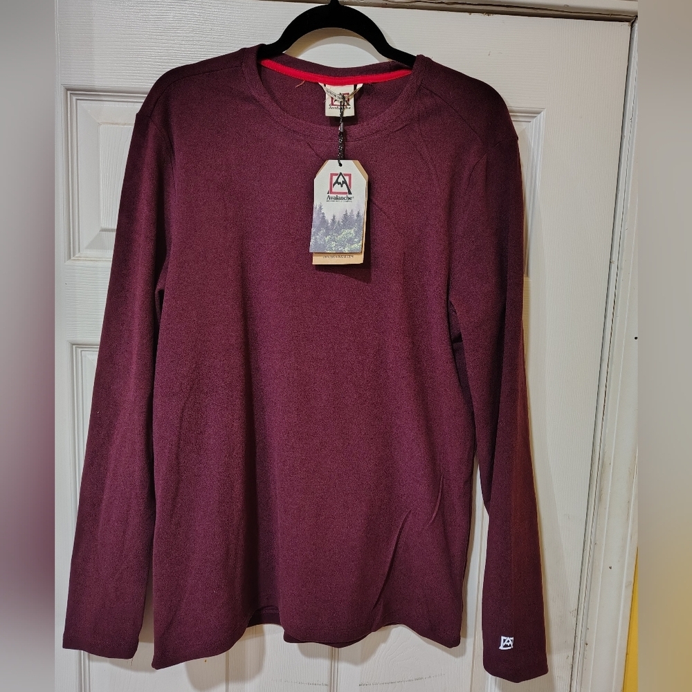 Avalanche Crewneck Thermal Long Sleeve Shirt - Picture 1 of 9